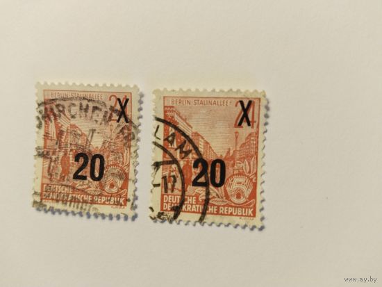 ГДР  1954 н/п  1м