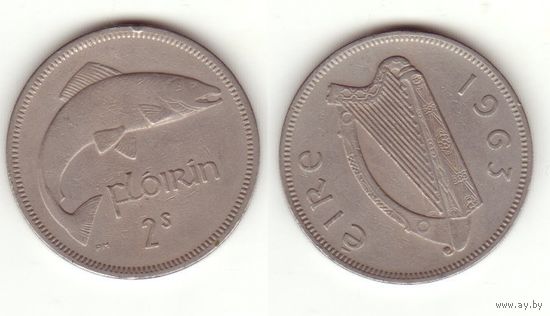 1 флорин (2 шиллинга) 1963 г.