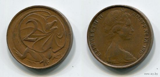 Австралия. 2 цента (1967)