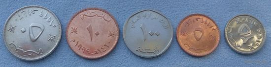 Оман, 1984-2013гг., (5 монет)