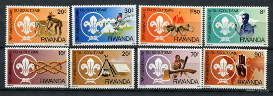 Руанда - 1983 - Скаутское движение - [Mi. 1206-1213] - полная серия - 8 марок. MNH.
