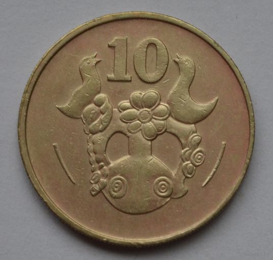 Кипр, 10 центов 1983 г.
