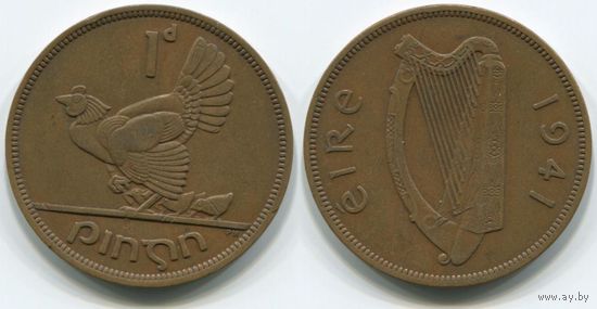 Ирландия. 1 пенни (1941)