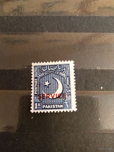 Старенькая служебная марка Пакистана (4-10)