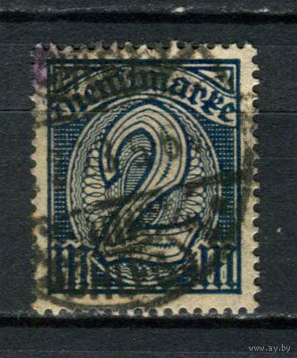 Рейх (Веймарская республика) - 1922/1923 - Dienstmarken - Цифры 2 M - [Mi.70d] - 1 марка. Гашеная.  (Лот 70BD)