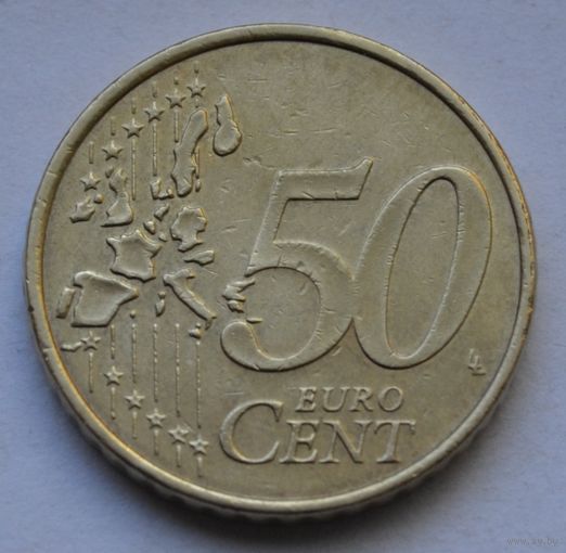Германия, 50 евроцентов 2002 г. (G)
