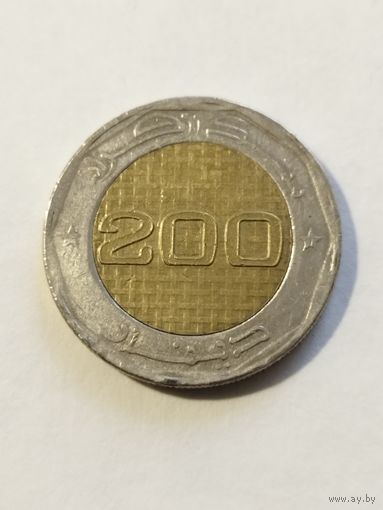 Алжир 200 динар "50 лет Независимости" 2012