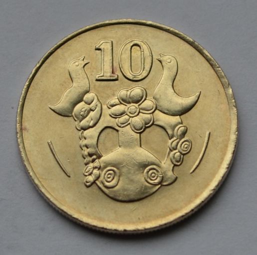 Кипр, 10 центов 1994 г.