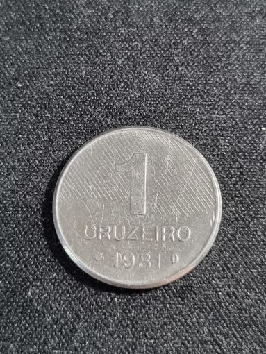 Бразилия 1 крузейро 1981