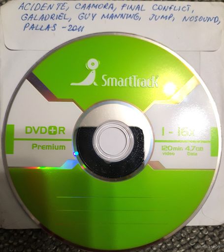 DVD MP3 дискография ACIDENTE, CAAMORA, FINAL CONFLICT, GALADRIEL, GUY MANNING, JUMP, NOSOUND  - 1 DVD
