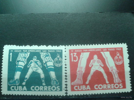 Куба 1963 Бейсбол** Полная серия Михель-3,5 евро