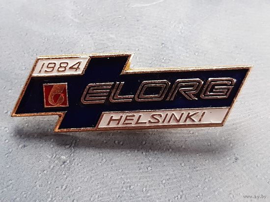 Значок Elorg 1984 г.