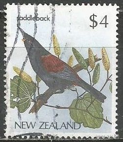 Новая Зеландия. Птицы. Сокол.1986г. Mi#961.