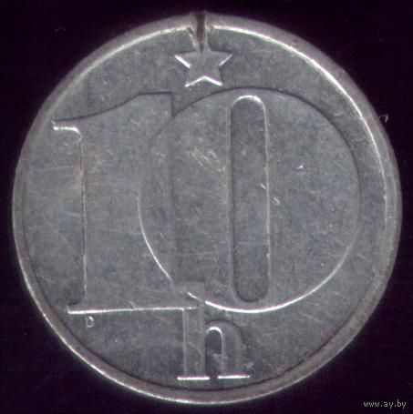 10 геллеров 1982 год Чехословакия