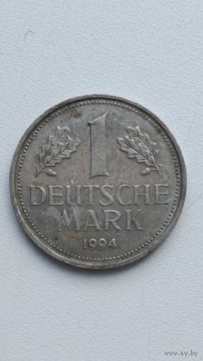 Германия. 1 марка 1990 года. F.
