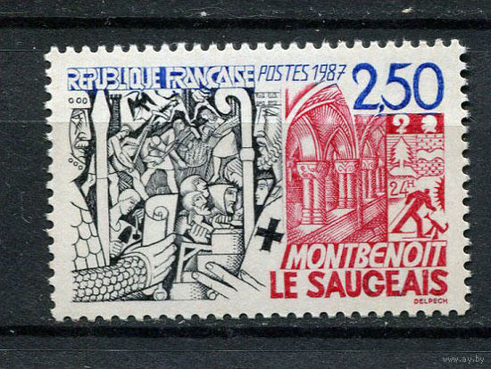 Франция - 1987 - Туризм - [Mi. 2628] - полная серия - 1 марка. MNH.
