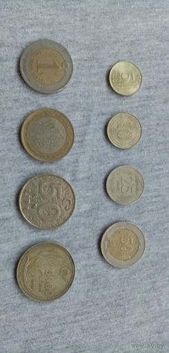 Лот монет Турции.