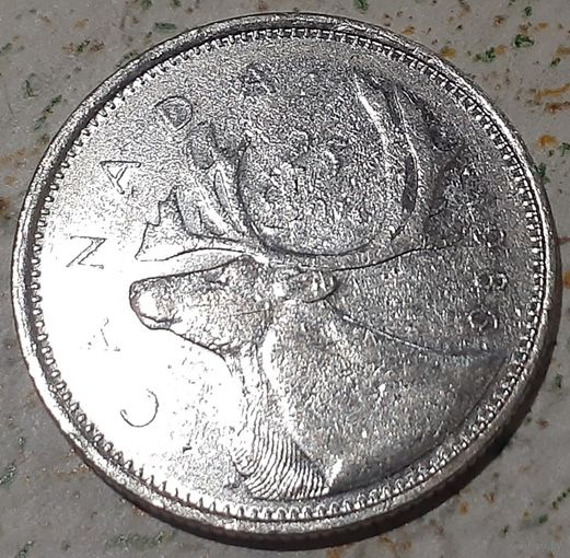 Канада 25 центов, 1986 (4-0-6)