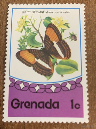 Гренада 1975. Бабочки. Adelpha cytherrea insularis. Марка из серии
