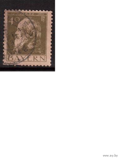 Германия(Бавария)-1911,(Мих.82)  гаш.  , тип. I,   Принц-регент Леопольд(кат.=5,0 е)