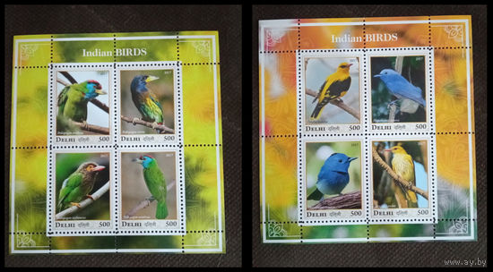 Серия блоков  фауна птицы MNH