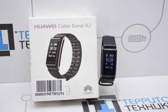 Черный фитнес-браслет Huawei Color Band A2 (Android 4.4+/iOS 8.0+). Гарантия
