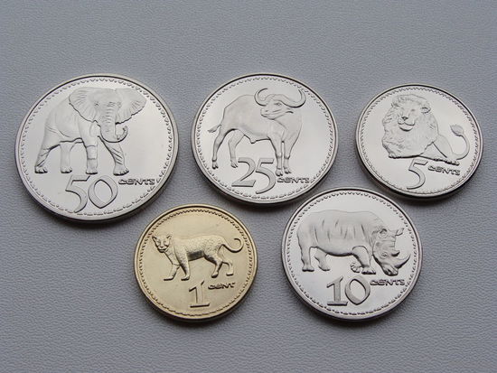 Родезия. набор 5 монет 2018 год
