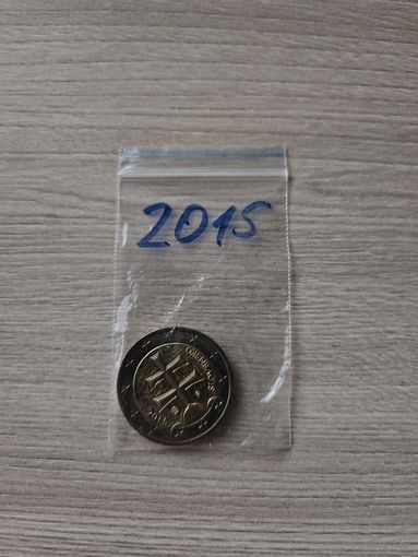 2 евро Словакия 2015 UNC
