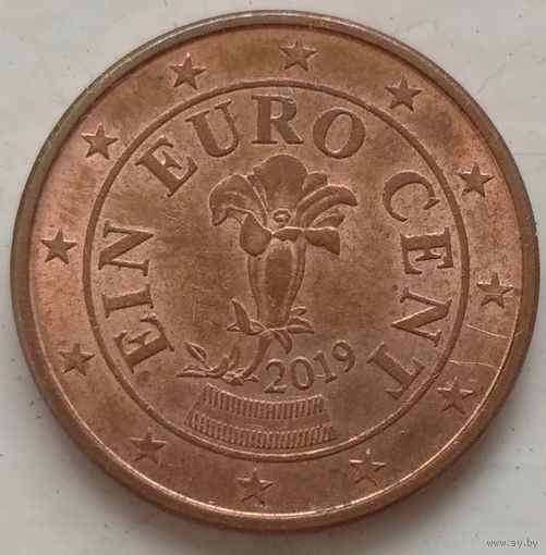 1 евроцент 2019 Австрия. Возможен обмен