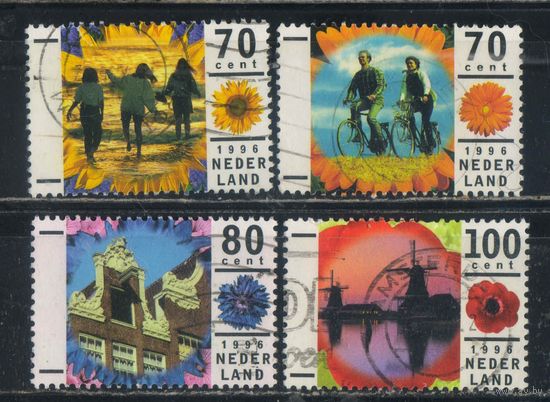 Нидерланды 1996 Праздники Отдых  Полная #1576-1579