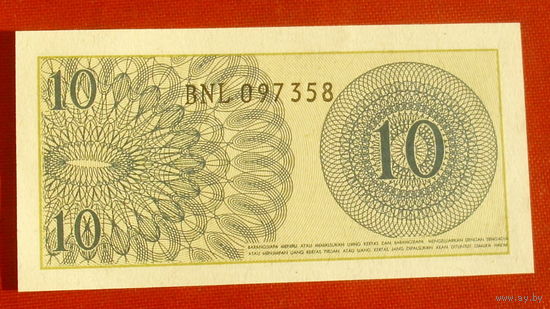 Индонезия. 10 сен 1964 года. UNC.