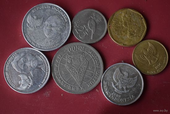 Индонезия 7 монет