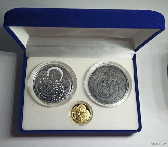 День Ангела, подарочный набор из 3-х монет в футляре