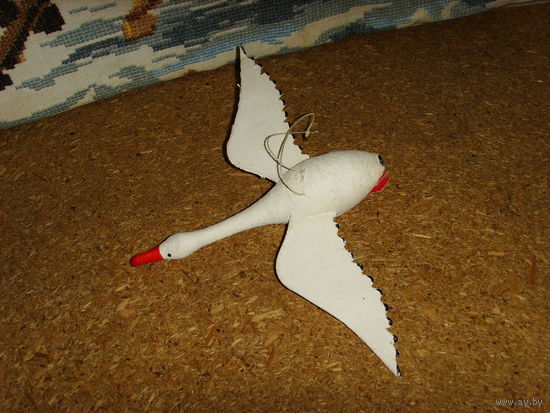 Елочная игрушка СССР . Гуси-лебеди .