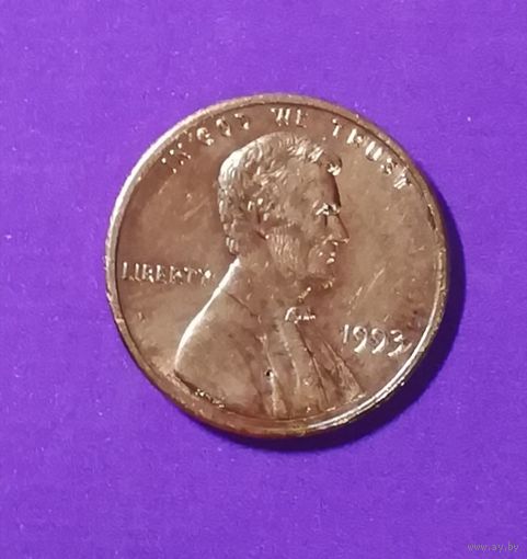 1 цент США 1993 г