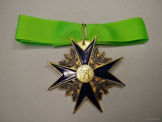 Крест орден Чёрного Орла Германия Пруссия рыцарский 1 ст (с шейной лентой)