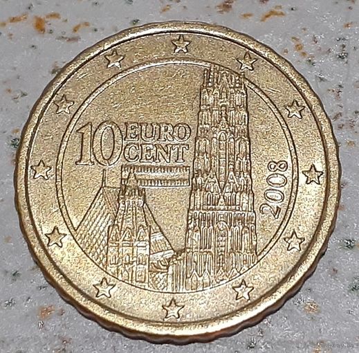 Австрия 10 евроцентов, 2008 (8-1-17)