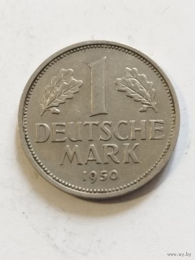 Германия 1 марка 1950 F