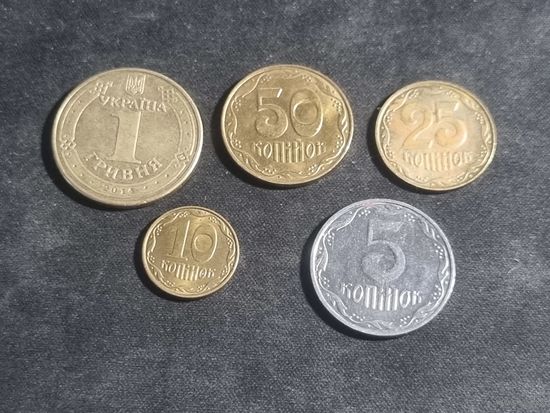 Украина лот монет 2014
