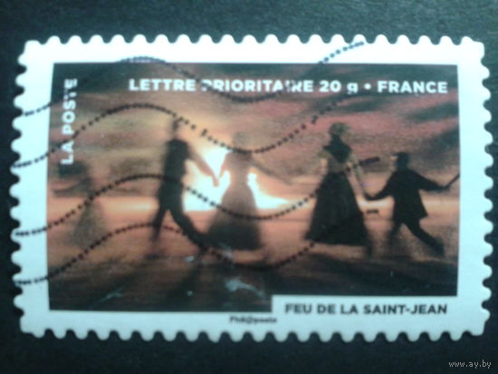 Франция 2012 день марки, хоровод вокруг костра