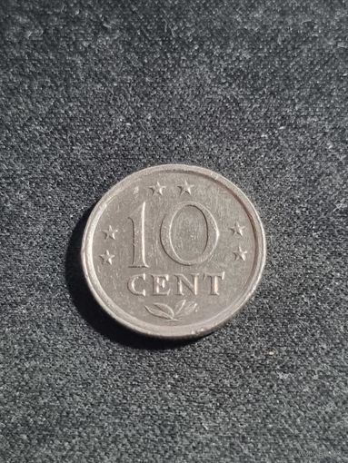 Нидерландские Антильские острова 10 центов 1985