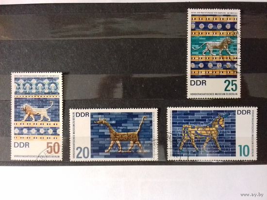ГДР Германия 1966 Музей Ближнего востока в Берлине полная серия 4 марки