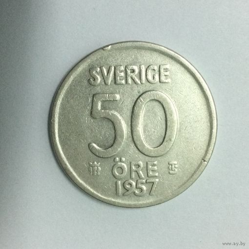 Швеция 50 эре 1957