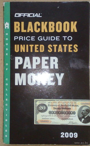 BLACKBOOK  U.S. PAPER MONEY 2009г.