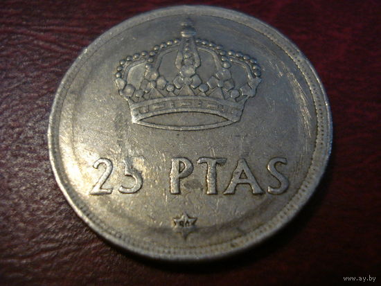 25 песет 1975 (1980 год) Испания