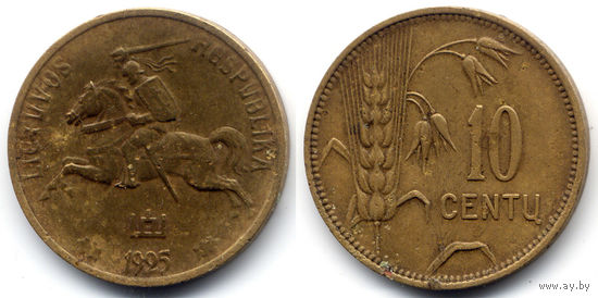 10 центов 1925, Литва