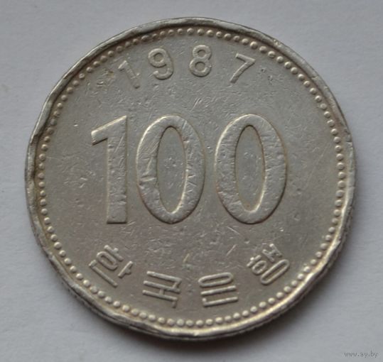 Корея, 100 вон 1987 г.