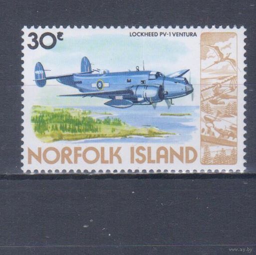 [886] Норфолк остров 1981. Авиация.Самолет.30с. MNH