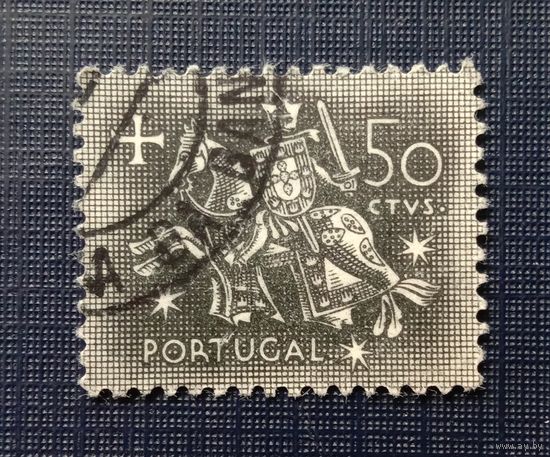 Марка Португалия 1953 Рыцарь на коне