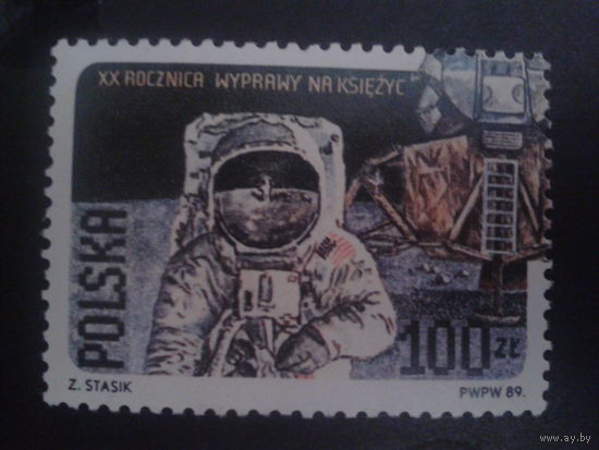 Польша 1989 астронавт, Аполо-11 одиночка